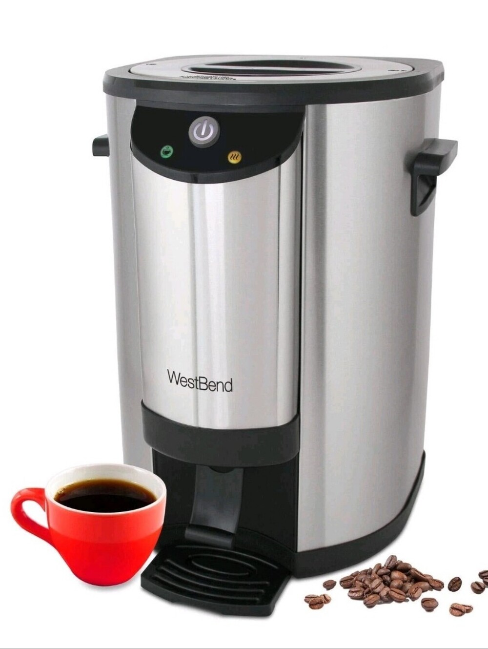 New West Bend 57030 Coffee Urn Double Walled Stainless Steel Coffee Machine